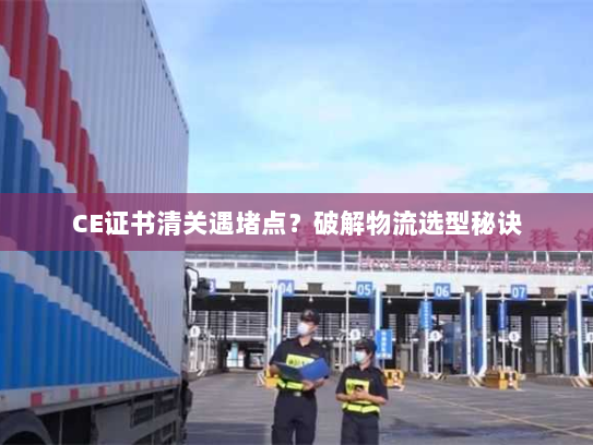 CE证书清关遇堵点？破解物流选型秘诀