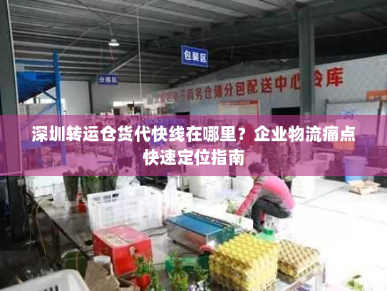 深圳转运仓货代快线在哪里?企业物流痛点快速定位指南 深圳转运仓货代快线在哪里?企业物流痛点快速定位指南