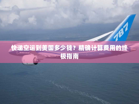 快递空运到美国多少钱？精确计算费用的终极指南