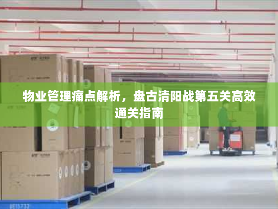 物业管理痛点解析，盘古清阳战第五关高效通关指南
