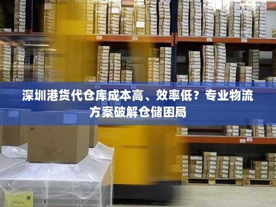 深圳港货代仓库成本高、效率低？专业物流方案破解仓储困局