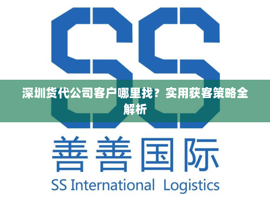 深圳货代公司客户哪里找?实用获客策略全解析 深圳货代公司客户哪里找?实用获客策略全解析