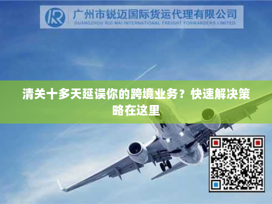 清关十多天延误你的跨境业务?快速解决策略在这里 清关十多天延误你的跨境业务?快速解决策略在这里