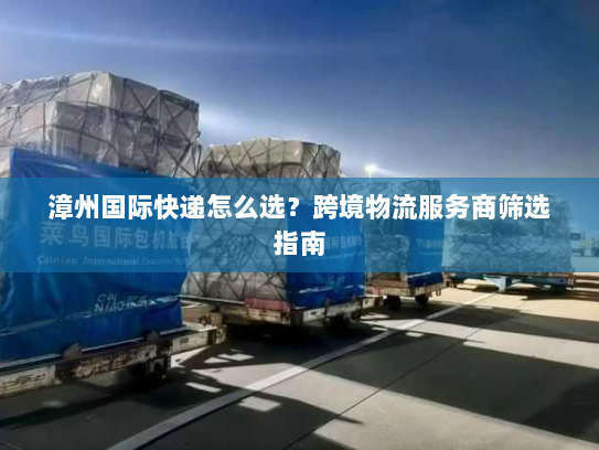漳州国际快递怎么选？跨境物流服务商筛选指南
