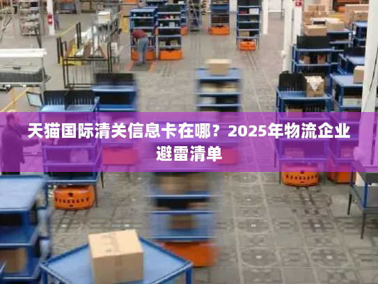 天猫国际清关信息卡在哪?2025年物流企业避雷清单 天猫国际清关信息卡在哪?2025年物流企业避雷清单
