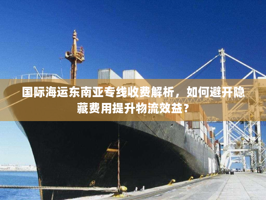 国际海运东南亚专线收费解析,如何避开隐藏费用提升物流效益? 国际海运东南亚专线收费解析,如何避开隐藏费用提升物流效益?