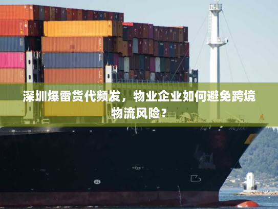 深圳爆雷货代频发,物业企业如何避免跨境物流风险? 深圳爆雷货代频发,物业企业如何避免跨境物流风险?