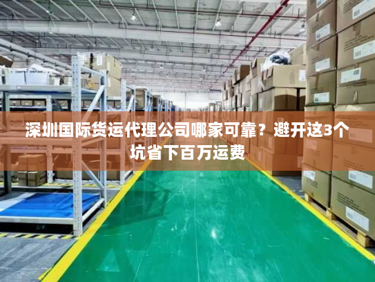 深圳国际货运代理公司哪家可靠?避开这3个坑省下百万运费 深圳国际货运代理公司哪家可靠?避开这3个坑省下百万运费