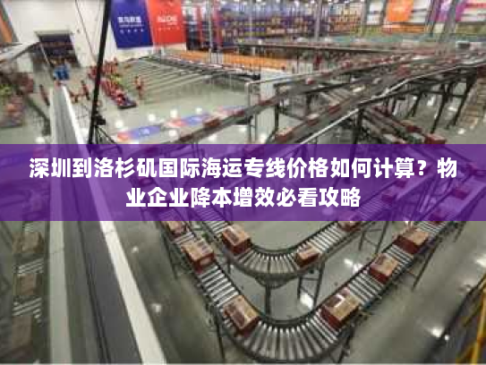 深圳到洛杉矶国际海运专线价格如何计算？物业企业降本增效必看攻略