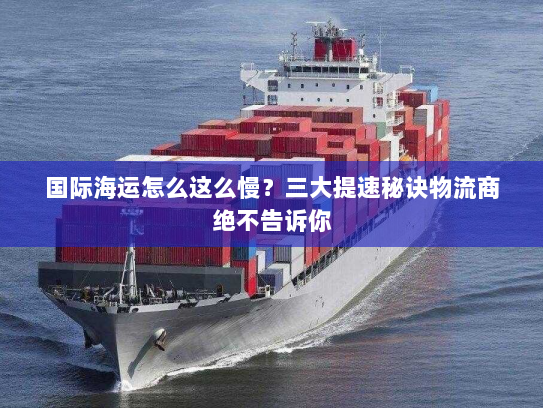 国际海运怎么这么慢?三大提速秘诀物流商绝不告诉你 国际海运怎么这么慢?三大提速秘诀物流商绝不告诉你