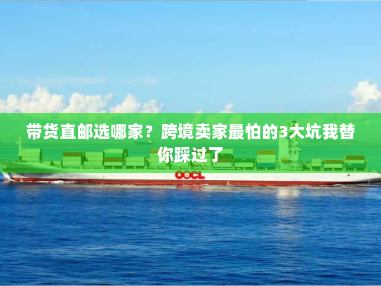 带货直邮选哪家?跨境卖家最怕的3大坑我替你踩过了 带货直邮选哪家?跨境卖家最怕的3大坑我替你踩过了