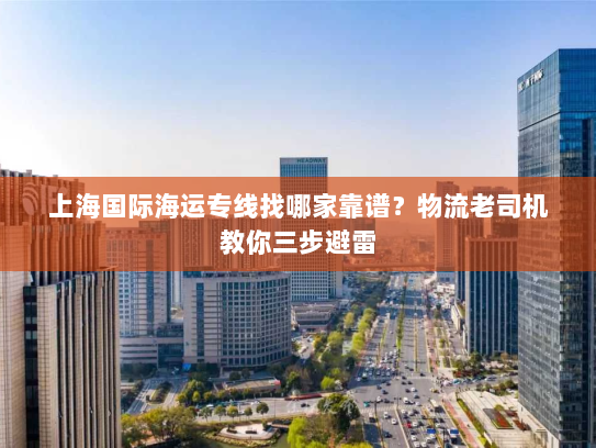 上海国际海运专线找哪家靠谱？物流老司机教你三步避雷