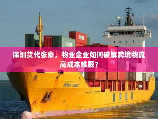 深圳货代张豪，物业企业如何破解跨境物流高成本难题？