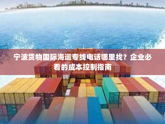宁波货物国际海运专线电话哪里找？企业必看的成本控制指南