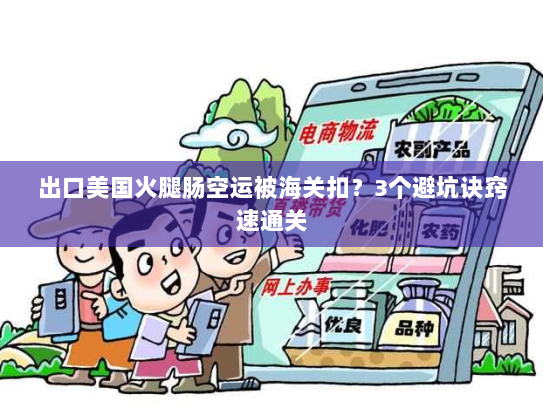 出口美国火腿肠空运被海关扣?3个避坑诀窍速通关