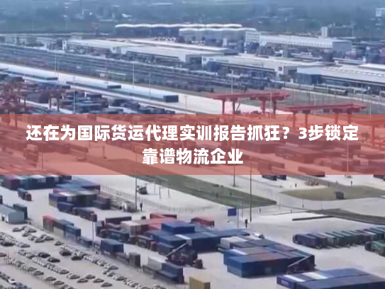 还在为国际货运代理实训报告抓狂?3步锁定靠谱物流企业 还在为国际货运代理实训报告抓狂?3步锁定靠谱物流企业