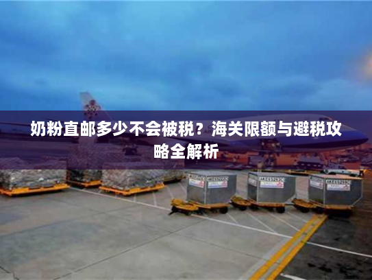 奶粉直邮多少不会被税?海关限额与避税攻略全解析 奶粉直邮多少不会被税?海关限额与避税攻略全解析