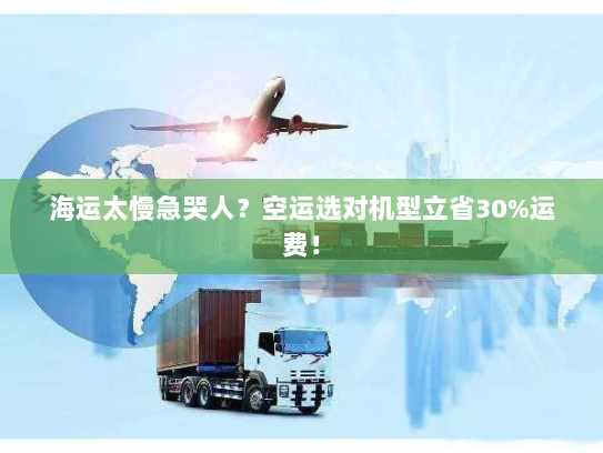 海运太慢急哭人？空运选对机型立省30%运费！