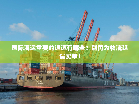 国际海运重要的通道有哪些？别再为物流延误买单！
