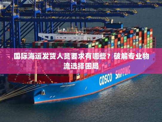 国际海运发货人员要求有哪些?破解专业物流选择困局 国际海运发货人员要求有哪些?破解专业物流选择困局