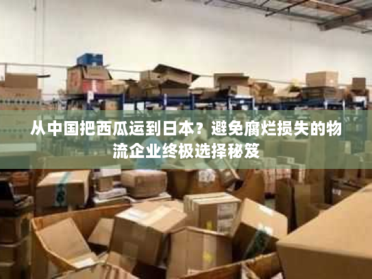 从中国把西瓜运到日本？避免腐烂损失的物流企业终极选择秘笈