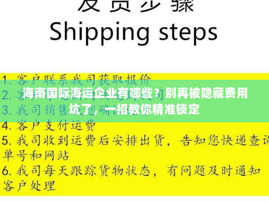 海南国际海运企业有哪些?别再被隐藏费用坑了,一招教你精准锁定 海南国际海运企业有哪些?别再被隐藏费用坑了,一招教你精准锁定
