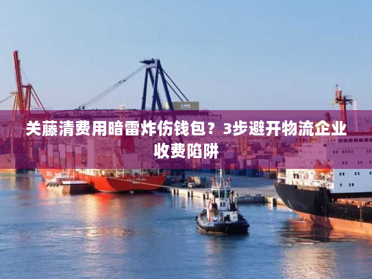 关藤清费用暗雷炸伤钱包?3步避开物流企业收费陷阱 关藤清费用暗雷炸伤钱包?3步避开物流企业收费陷阱