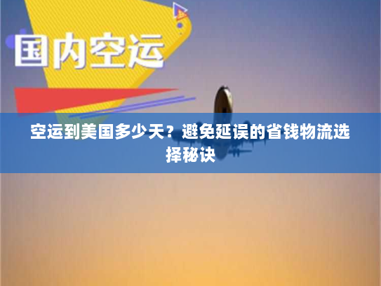 空运到美国多少天？避免延误的省钱物流选择秘诀