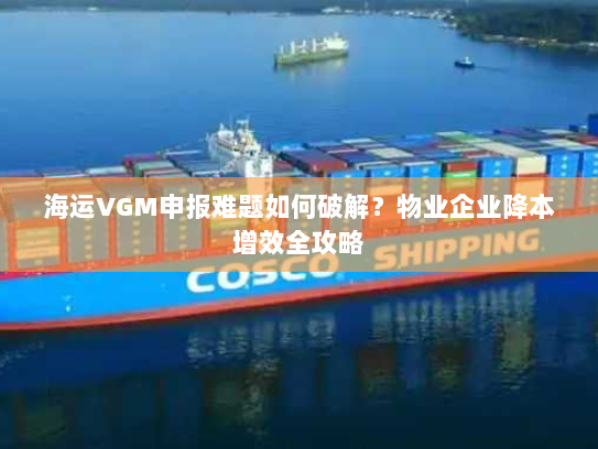 海运VGM申报难题如何破解？物业企业降本增效全攻略
