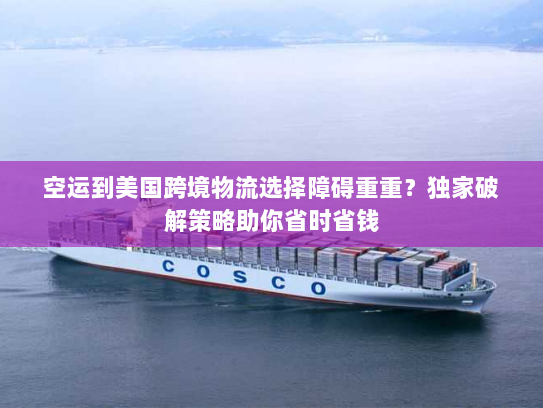 空运到美国跨境物流选择障碍重重？独家破解策略助你省时省钱