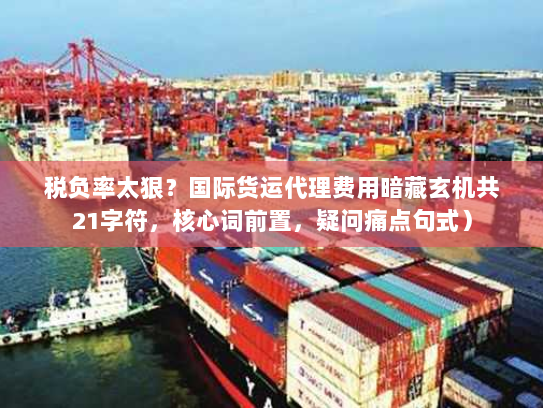 税负率太狠?国际货运代理费用暗藏玄机共21字符,核心词前置,疑问痛点句式) 税负率太狠?国际货运代理费用暗藏玄机共21字符,核心词前置,疑问痛点句式)