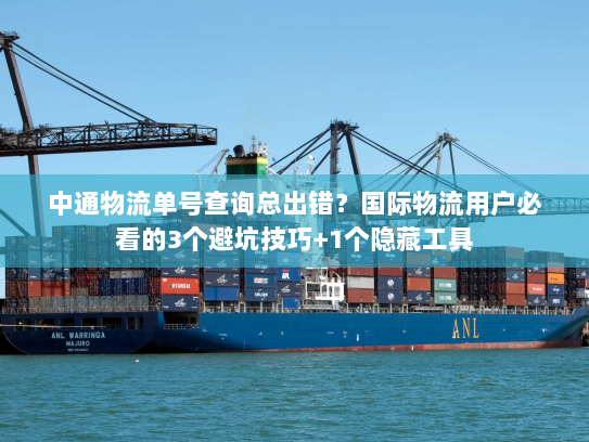 中通物流单号查询总出错?国际物流用户必看的3个避坑技巧+1个隐藏工具 中通物流单号查询总出错?国际物流用户必看的3个避坑技巧+1个隐藏工具