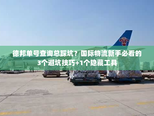 德邦单号查询总踩坑？国际物流新手必看的3个避坑技巧+1个隐藏工具