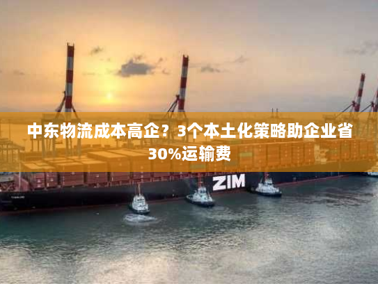 中东物流成本高企?3个本土化策略助企业省30%运输费 中东物流成本高企?3个本土化策略助企业省30%运输费