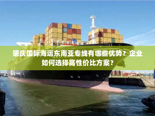 肇庆国际海运东南亚专线有哪些优势？企业如何选择高性价比方案？