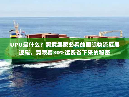 UPU是什么？跨境卖家必看的国际物流底层逻辑，竟藏着30%运费省下来的秘密