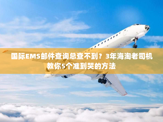 国际EMS邮件查询总查不到？3年海淘老司机教你5个准到哭的方法