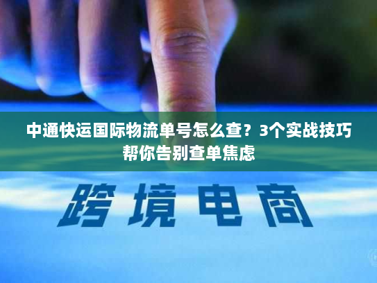 中通快运国际物流单号怎么查？3个实战技巧帮你告别查单焦虑