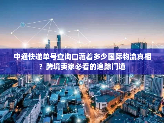 中通快递单号查询口藏着多少国际物流真相？跨境卖家必看的追踪门道
