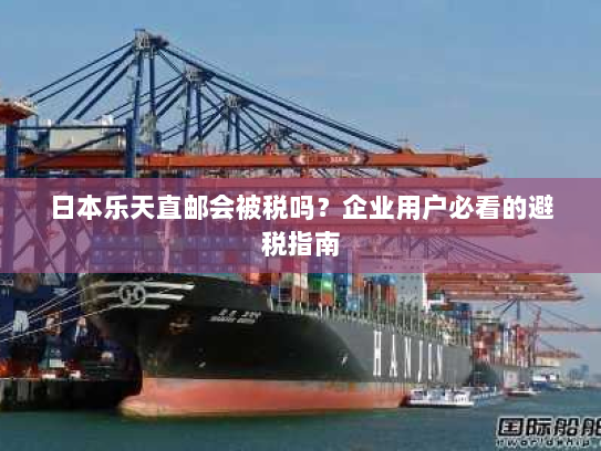 日本乐天直邮会被税吗?企业用户必看的避税指南 日本乐天直邮会被税吗?企业用户必看的避税指南