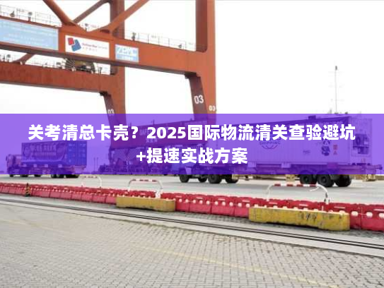 关考清总卡壳?2025国际物流清关查验避坑+提速实战方案 关考清总卡壳?2025国际物流清关查验避坑+提速实战方案