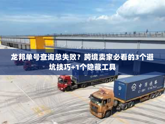 龙邦单号查询总失败？跨境卖家必看的3个避坑技巧+1个隐藏工具