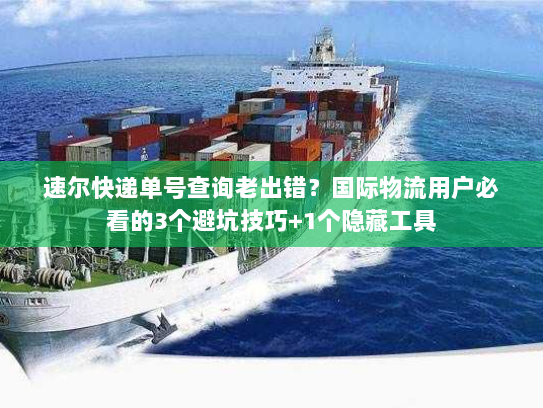 速尔快递单号查询老出错？国际物流用户必看的3个避坑技巧+1个隐藏工具