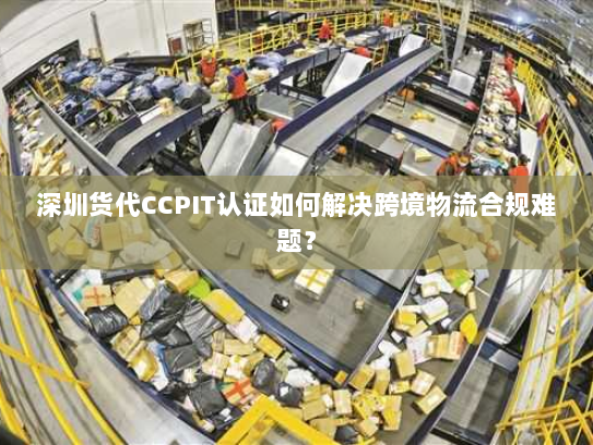 深圳货代CCPIT认证如何解决跨境物流合规难题? 深圳货代CCPIT认证如何解决跨境物流合规难题?
