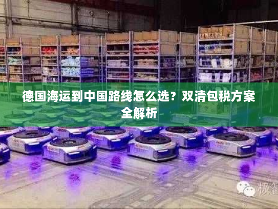 德国海运到中国路线怎么选？双清包税方案全解析