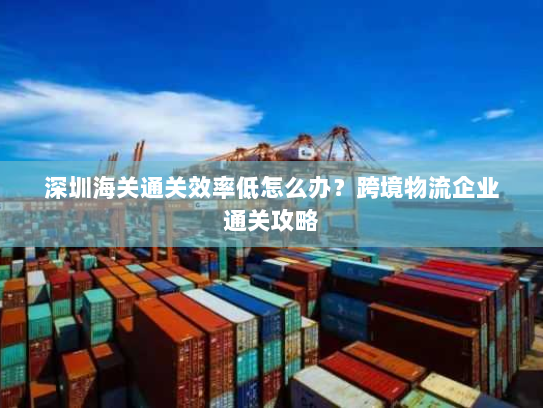 深圳海关通关效率低怎么办？跨境物流企业通关攻略