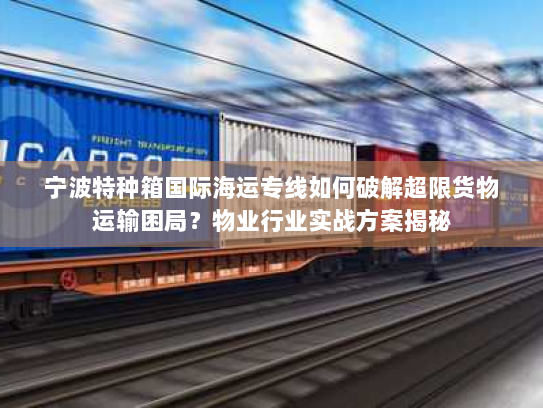 宁波特种箱国际海运专线如何破解超限货物运输困局?物业行业实战方案揭秘 宁波特种箱国际海运专线如何破解超限货物运输困局?物业行业实战方案揭秘