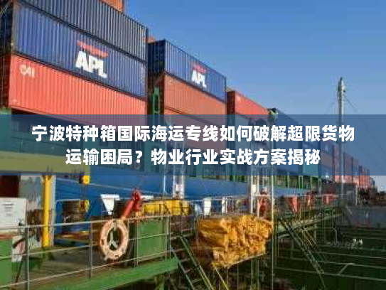 宁波特种箱国际海运专线如何破解超限货物运输困局?物业行业实战方案揭秘 宁波特种箱国际海运专线如何破解超限货物运输困局?物业行业实战方案揭秘