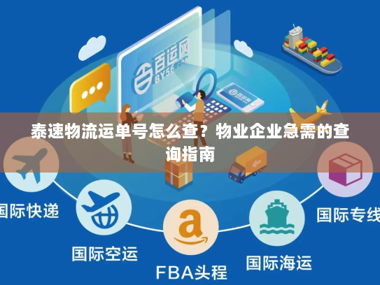 泰速物流运单号怎么查？物业企业急需的查询指南