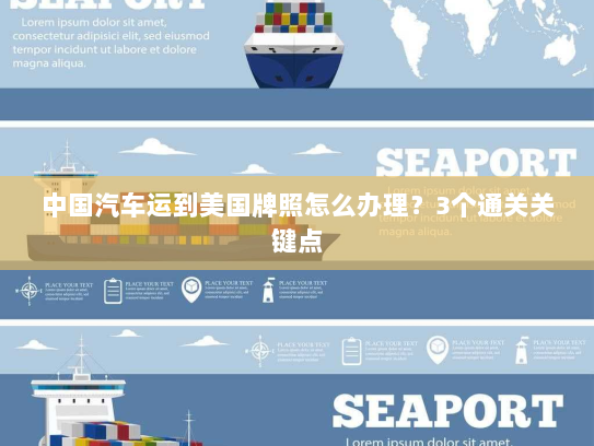 中国汽车运到美国牌照怎么办理？3个通关关键点